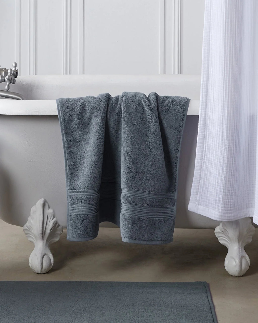 The Luxe™ Classic Turkish Cotton Tub Mat 5